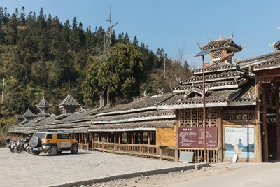 此行最後一個景點,從江縣高增鄉小黃村,這是一個開發較低的景點