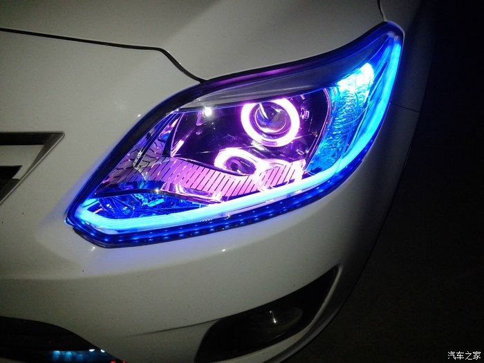 长安车友会-----(郴州分会)集体改装透镜_悦翔v3论坛_汽车之家论坛