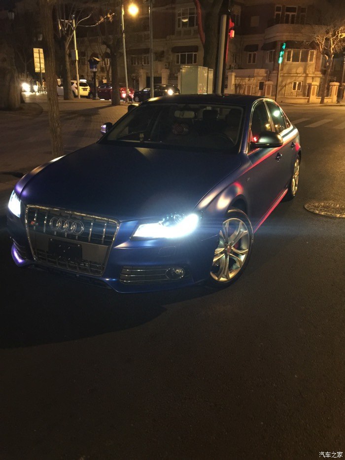 【图】a4l夜拍 实图_奥迪a4l论坛_汽车之家论坛