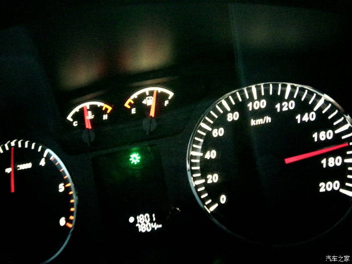 本人录的风骏5欧洲版最高时速.