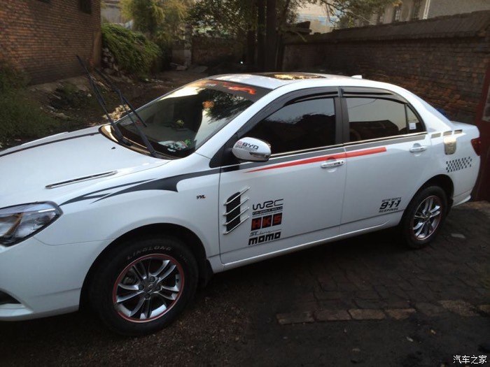 尾翼. 拉花_比亚迪f3论坛_汽车之家论坛