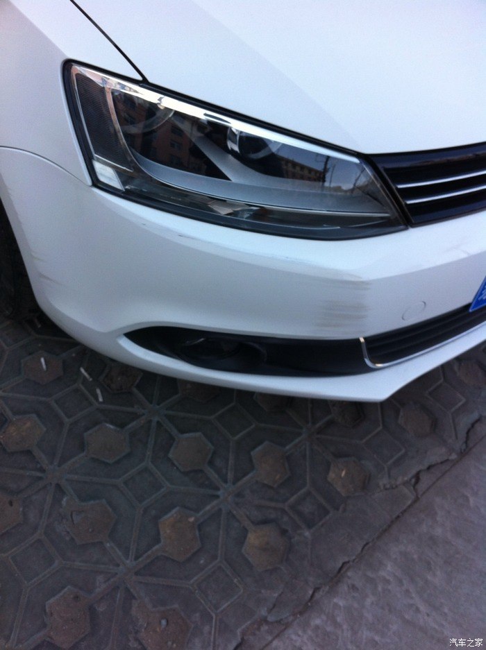 【图】前保险杠花了,怎么修复_速腾论坛_汽车之家论坛