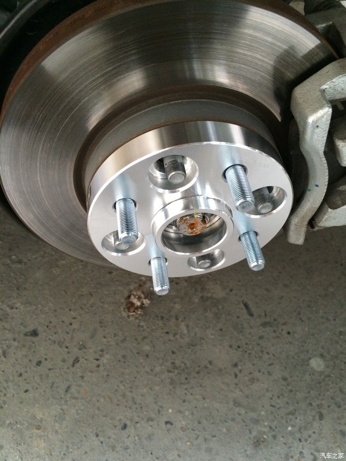 【图】自己动手给mm加装了法兰盘!_长城m2论坛_汽车之家论坛