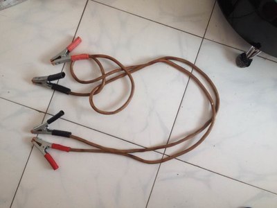 纯手工自制汽车救援搭电线