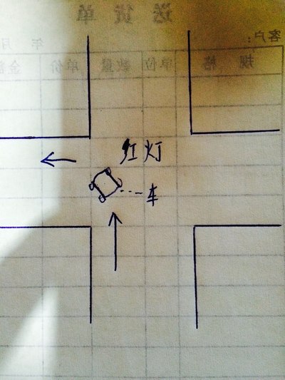 十字路口红灯左转停止在路中间算不算闯红灯?