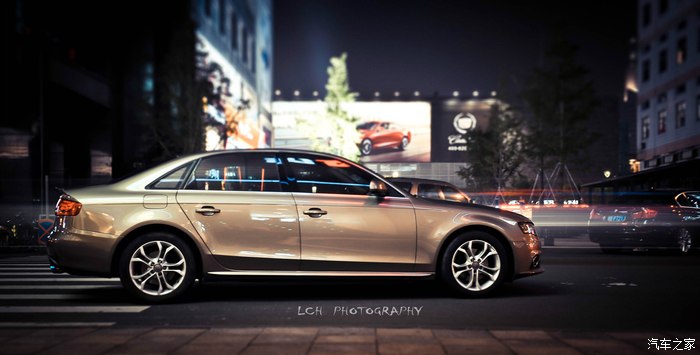 【图】a4l-b8 高清美图 改装四出排气 bc绞牙避震 外观小改_奥迪a4l