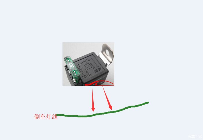 想把倒車燈換成流氓倒車燈,請教如何加繼電器?