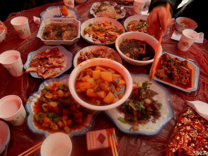 乡坝头吃酒碗今天花夜