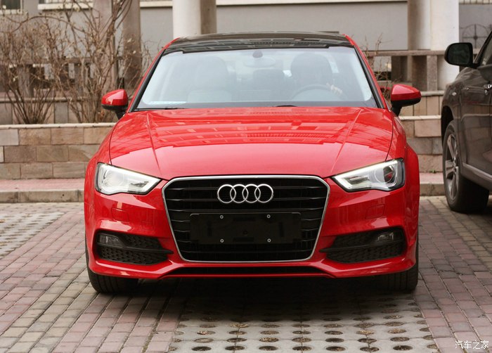提车作业多图随便拍拍奥迪a3三厢进口舒适米萨诺红