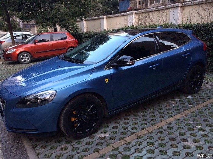 【图】v40智逸轮毂改色作业_沃尔沃v系列论坛_汽车之家论坛