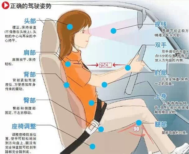 各位亲你们正确的驾驶姿势是怎样