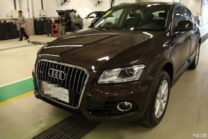 【图】q5柚木棕提车作业,求认证,求精_奥迪q5/q5l论坛_汽车之家论坛