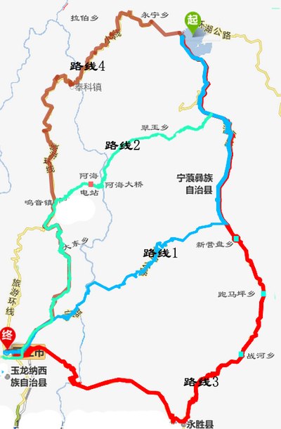 云贵川旅游线路设计图片
