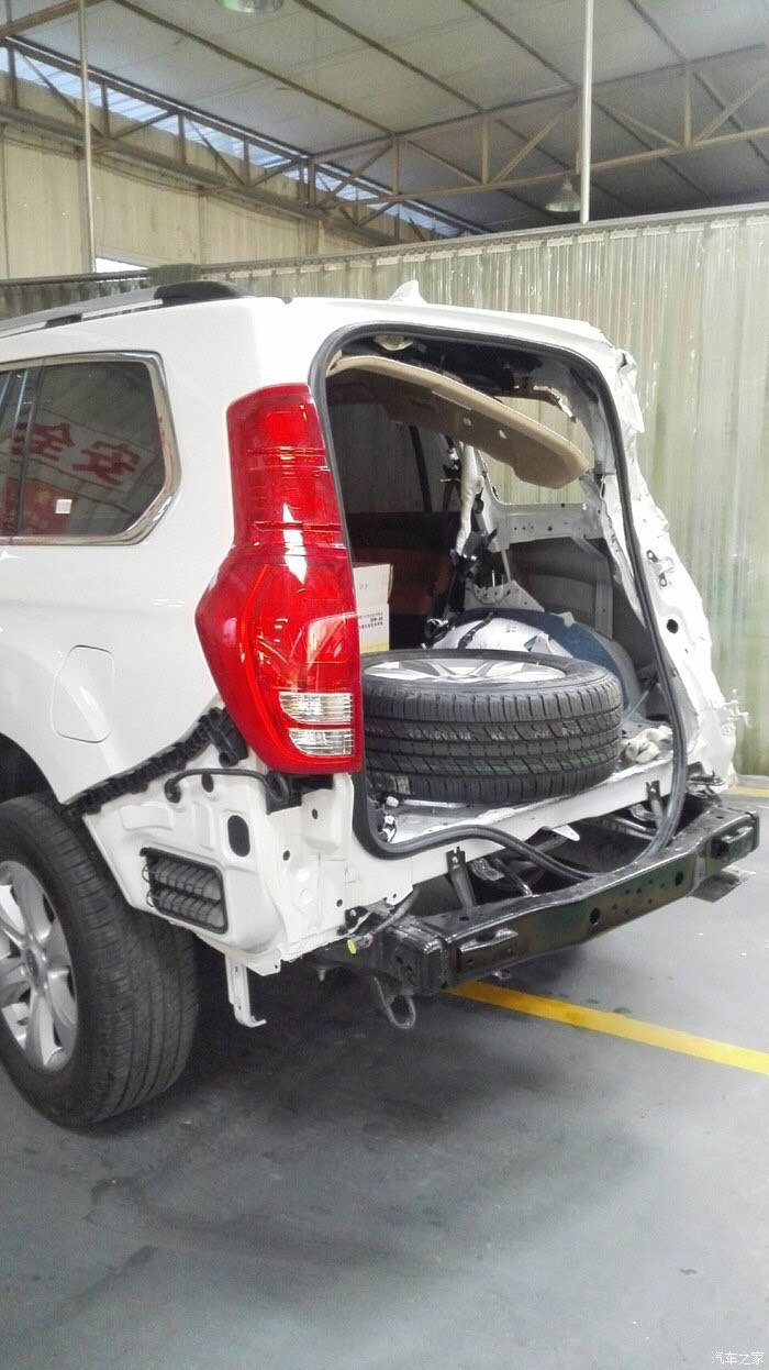 【图】看到了防撞梁的图片,看来h9安全绝对有保证_哈弗h9论坛_汽车之