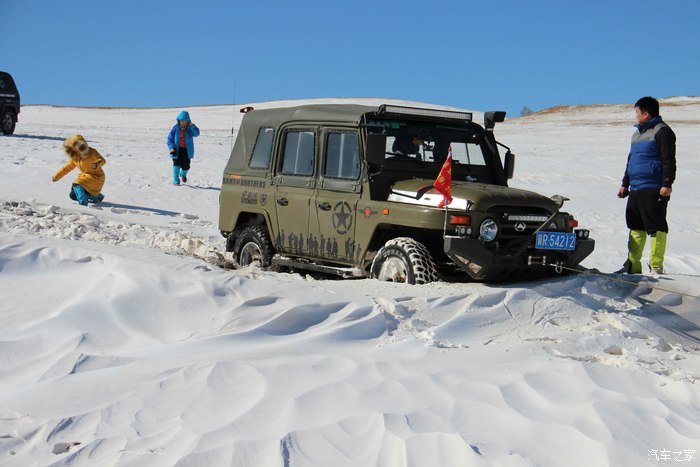 京东远征越野群内蒙古敖汉沙漠坝上雪原疯狂行