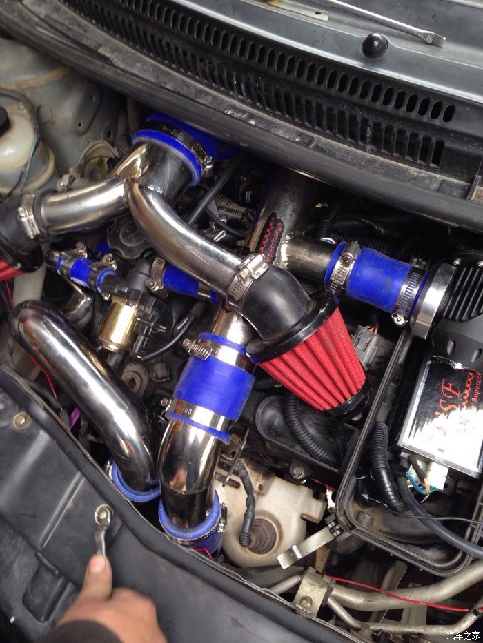 【图】机械增压效果还不错!_比亚迪f0论坛_汽车之家论坛