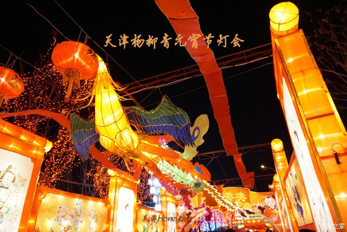 天津古文化街灯会图片