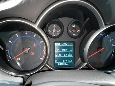 2015手动经典的科鲁兹车友们报报油耗