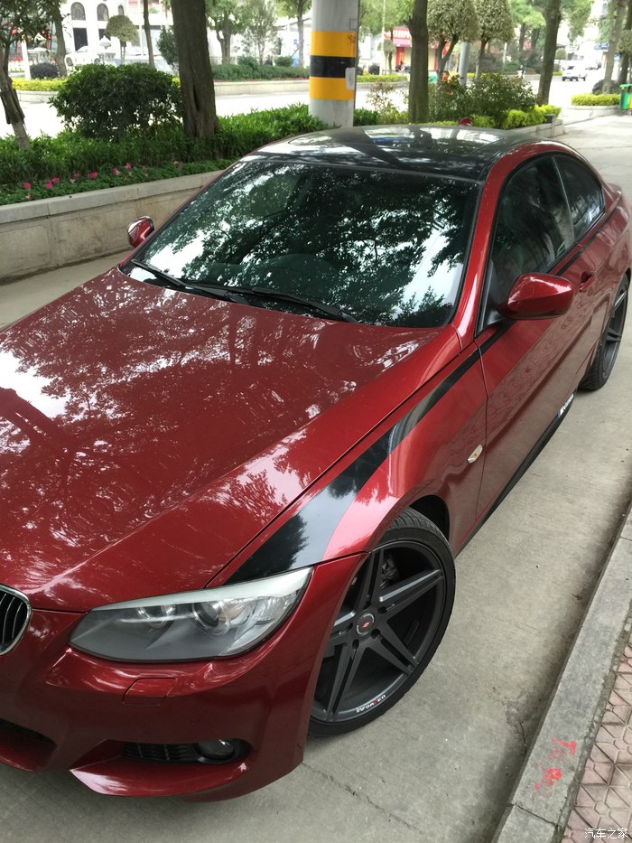【图】宝马330 e92 更换前后 p包围 四出排气 m3侧裙~_宝马3系论坛