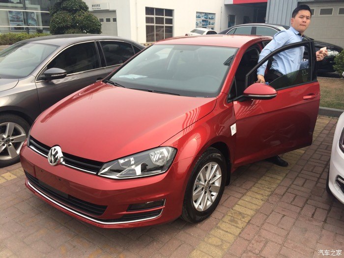 【图】高七红色好看吗?明天去交钱_高尔夫论坛_汽车之家论坛