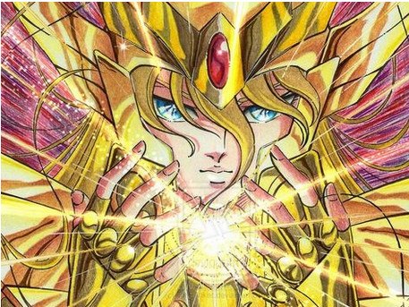 沙加,但人帅而且实力非凡,他的绝技中天舞宝轮是攻防一体的