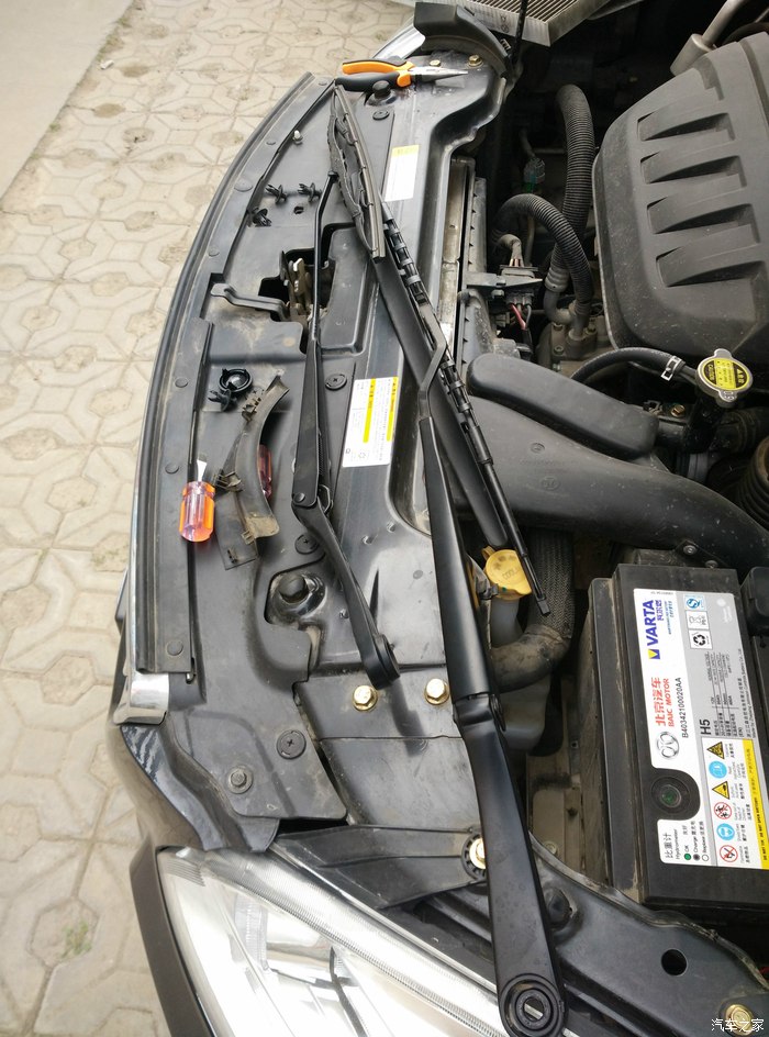 车类绅宝d50自己换空调滤芯作业