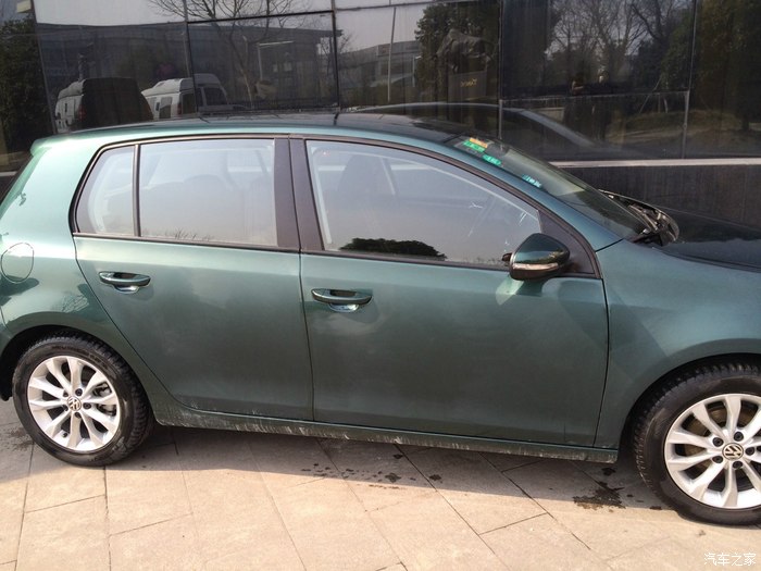 高尔夫重新喷漆后【严重橘皮】修复