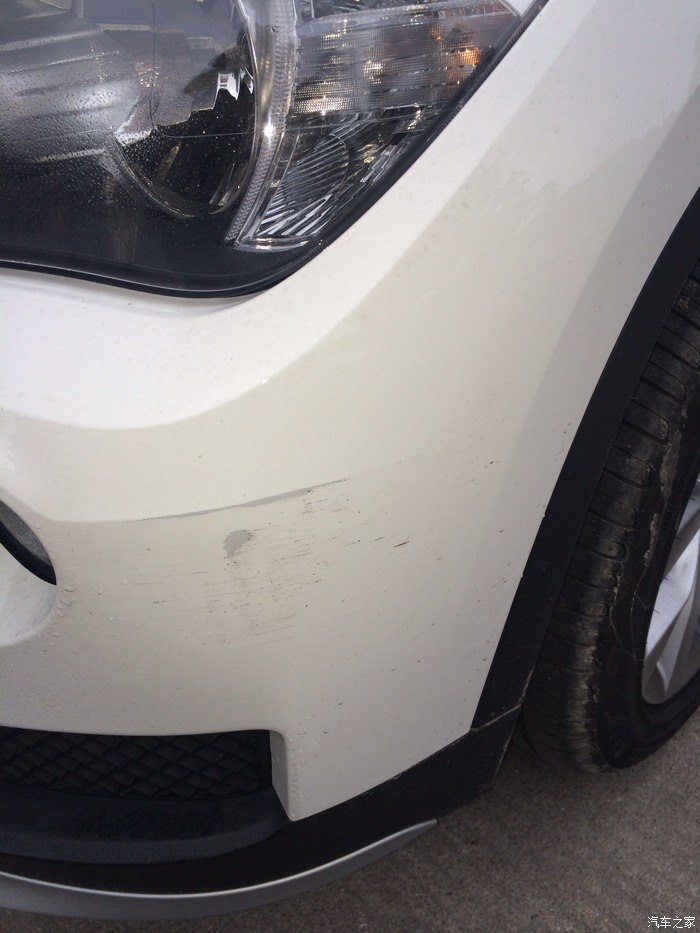 无良车主,刮完就跑!