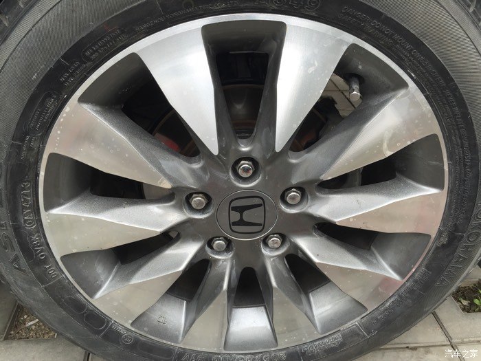 【图】09款八代半vti十幅高配轮毂拉丝工艺修复效果图_思域论坛_汽车