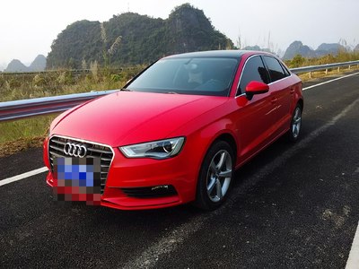 奥迪a3 limousine 35tfsi 米萨诺红今日上牌
