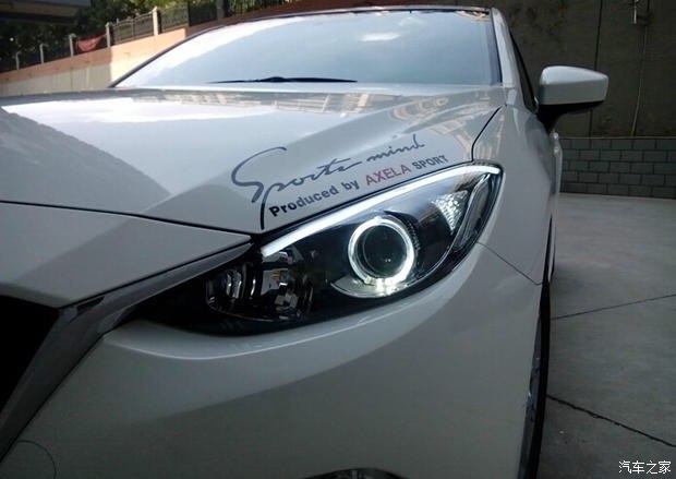 【图】昂克塞拉改氙气灯 天使眼._马自达3 昂克赛拉论坛_汽车之家论坛
