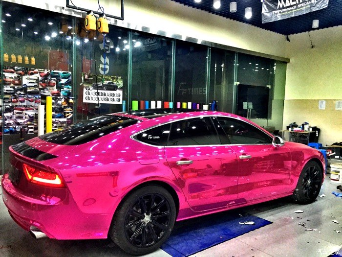 打造温州首台奥迪a7电镀粉