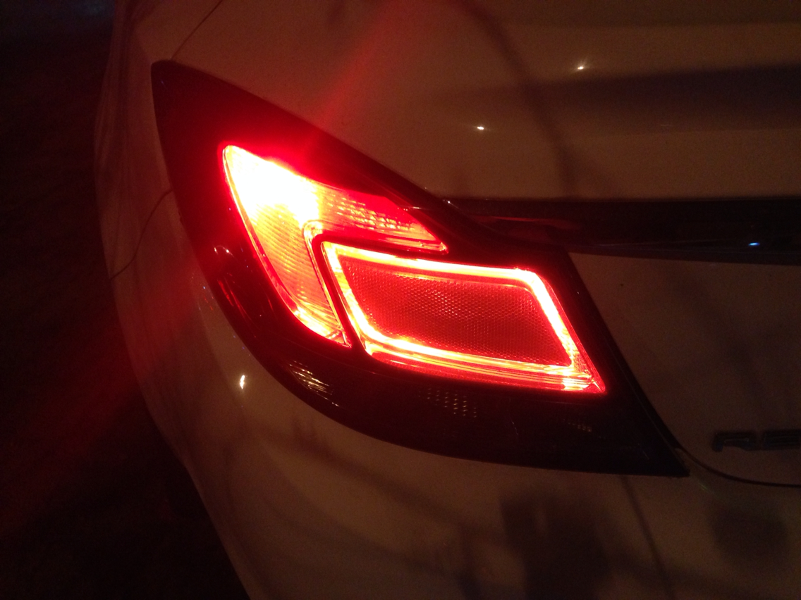 昨天刚换的led刹车灯,看看效果.