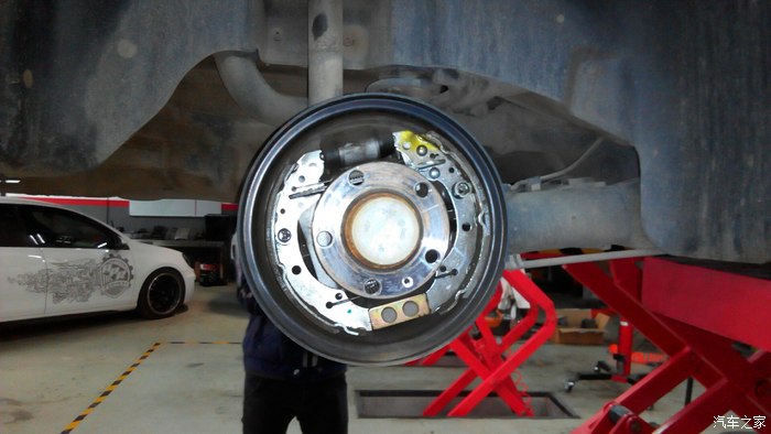 13款polo鼓改盘,出鼓刹总成!