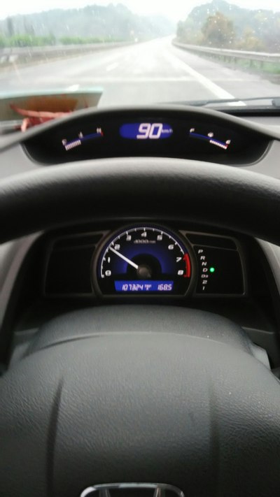 思域120公里车速转速表应该是多少