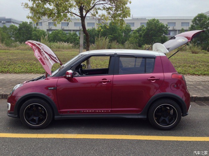 猪肝红8888公里放一组图留影纪念一下,_雨燕/速翼特论坛_汽车之家论坛