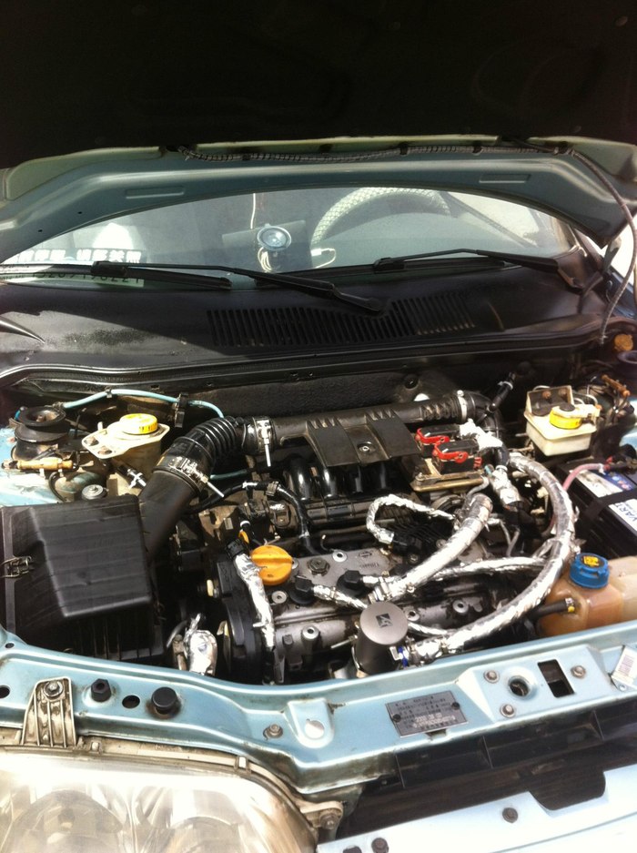 终于看到发动机的原色了 哈哈_派力奥论坛_汽车之家论坛