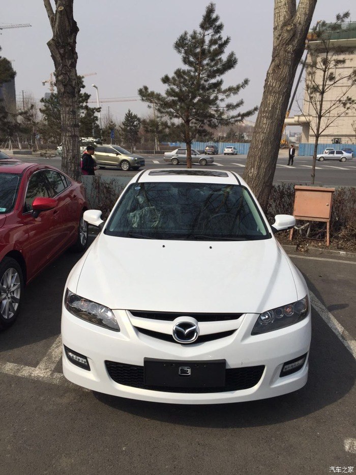 迎接小公主进入马6时代15款时尚白提车认证作业