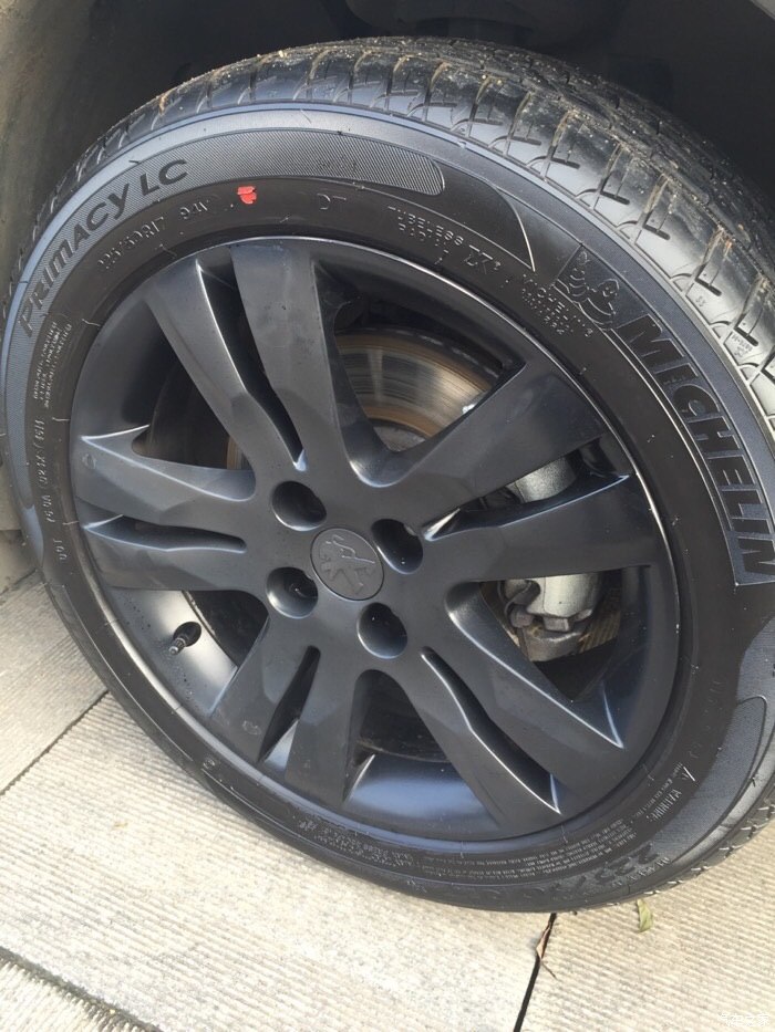 【图】轮毂改色_标致3008论坛_汽车之家论坛