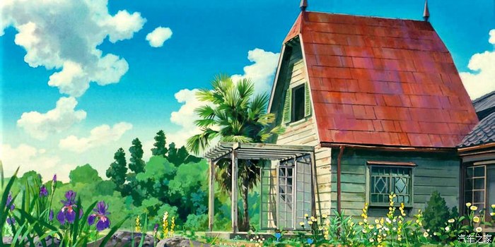 吉卜力画风动画片里的场景