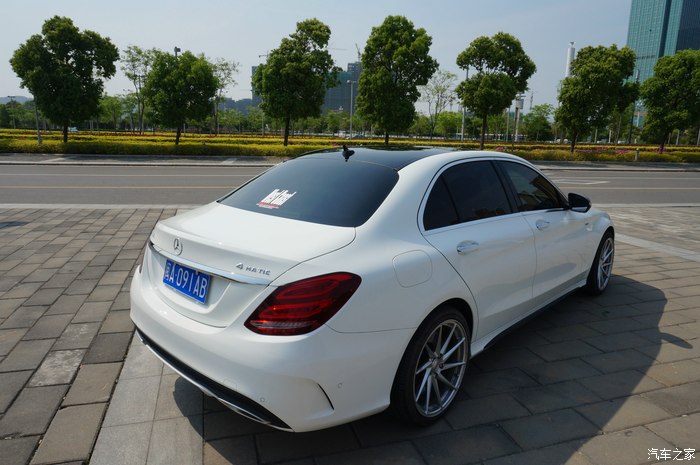 【图】我的专属座驾---小清新级"c400l"(外观番外篇)_奔驰c级论坛