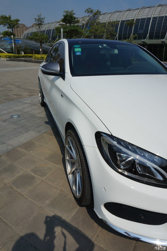 【图】我的专属座驾---小清新级"c400l"(外观番外篇)_奔驰c级论坛