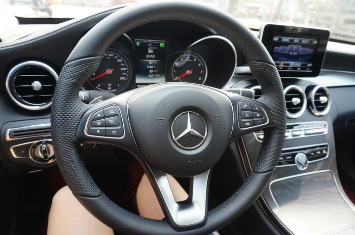 【图】我的专属座驾---小清新级"c400l"(外观番外篇)_奔驰c级论坛
