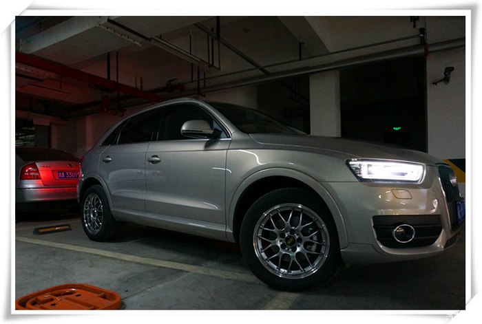 q3演绎复古风bbs轮毂上身作业