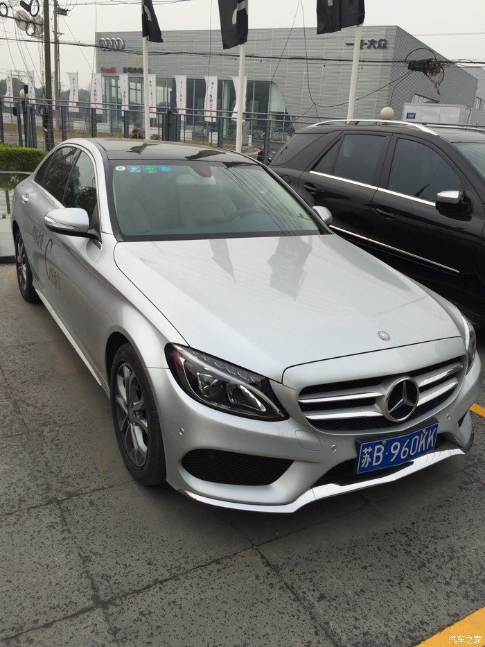 【图】实拍c200l铱银,广告色,大爱!_奔驰c级论坛_汽车之家论坛