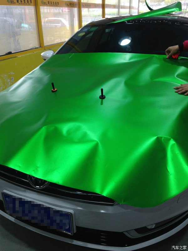 18t小改cc整车哑光电镀绿照片已经更新完