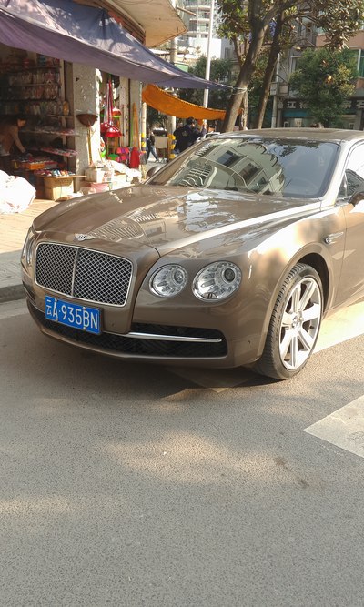 垫江拍的云南宾利,这个是飞驰值多少钱