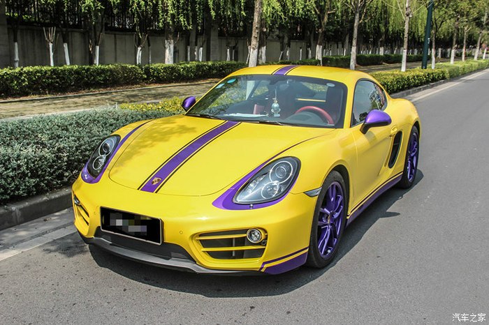【图】cayman s 湖人队个性拉花_江苏论坛_汽车之家论坛
