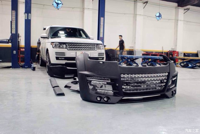 路虎揽胜改装 德国包围lumma宽体施工配件