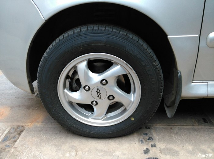 qq3 开了42000公里,今天换轮胎了.